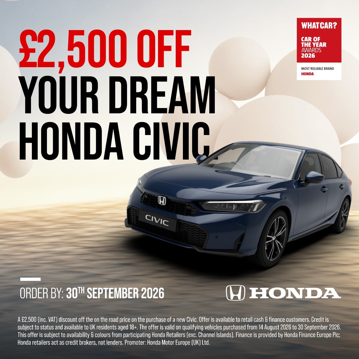 Honda Civic Sale Event