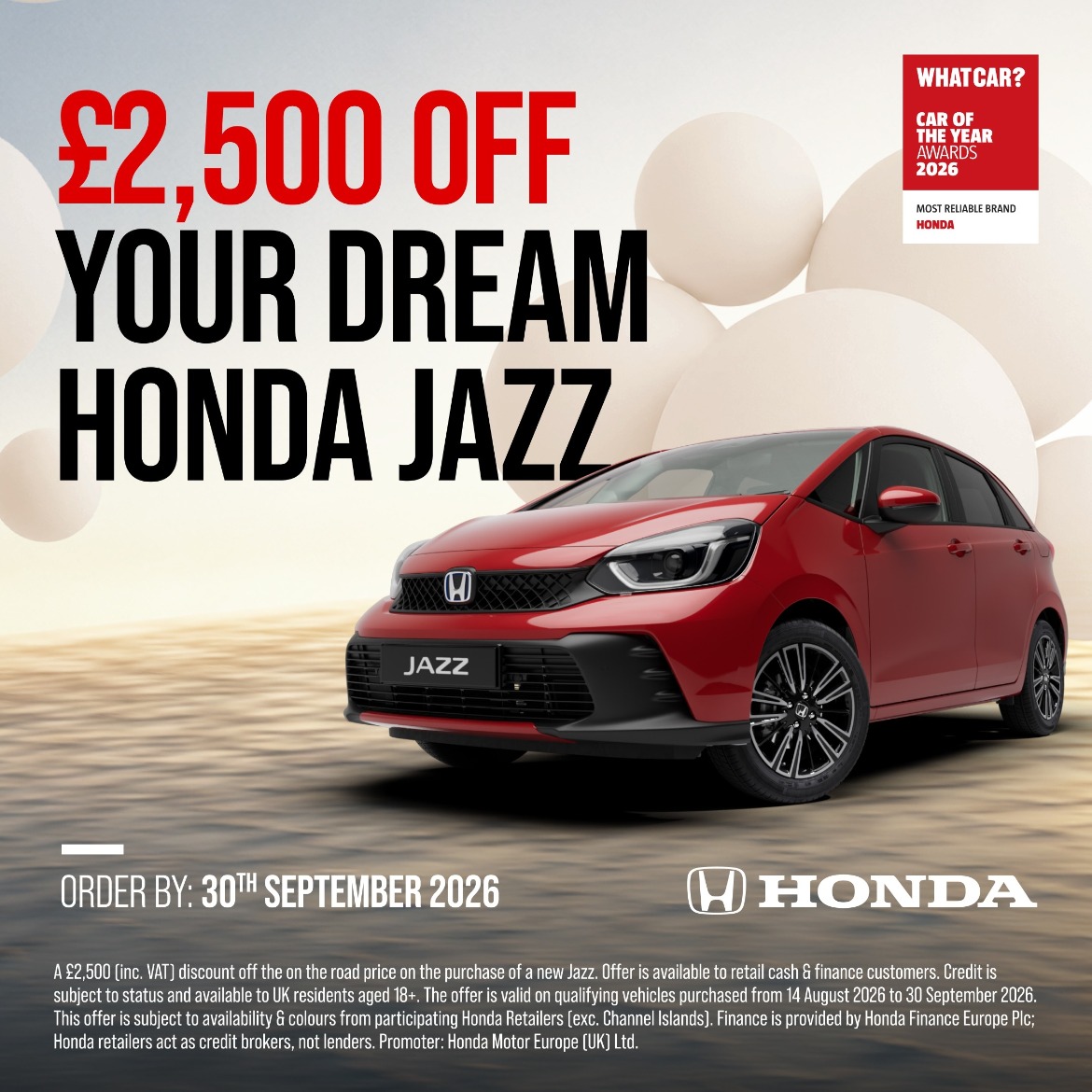 Honda Jazz Sale Event