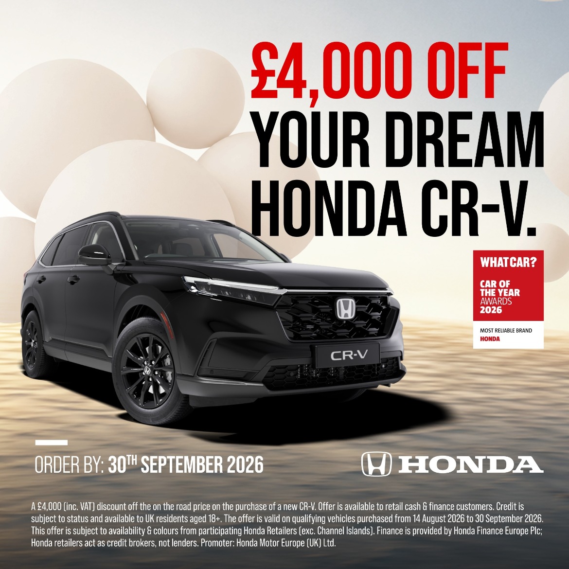 Honda CR-V Sale Event