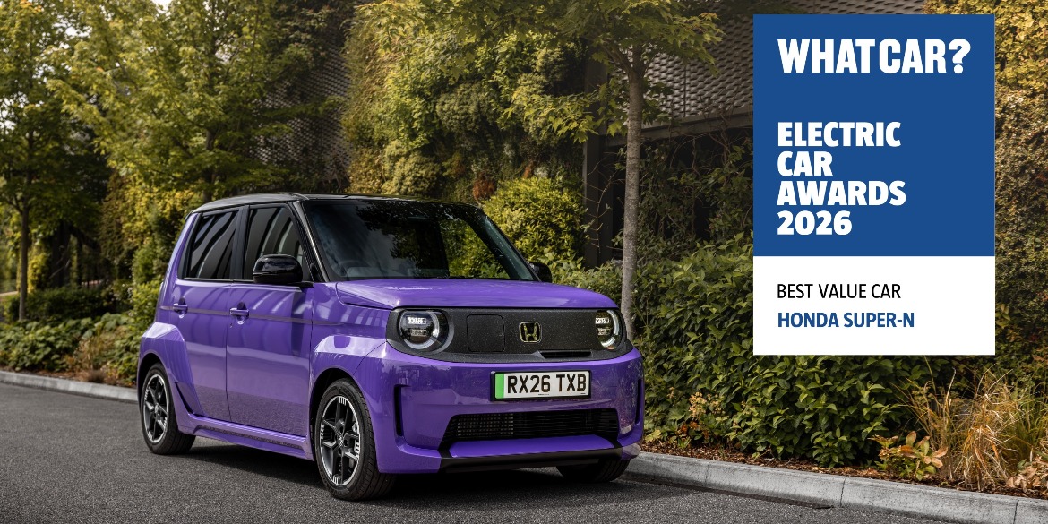 WhatCar? Award 2026 Honda Super-N Winning