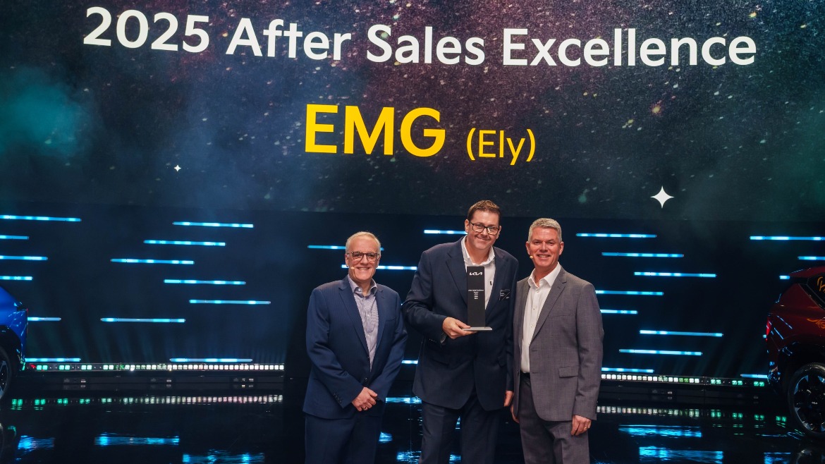 EMG Kia Ely - Aftersales Excellence Award Winners 2025