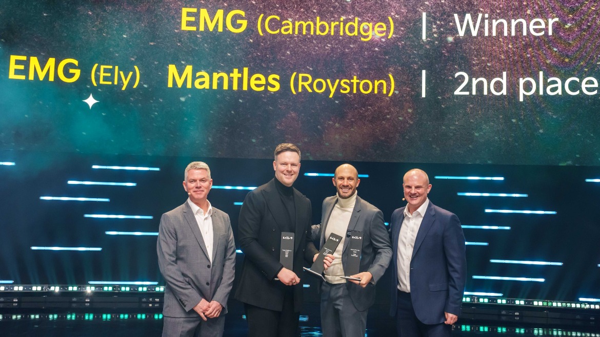 Mantles Royston 2nd Place Kia Dealer of the Year 2025