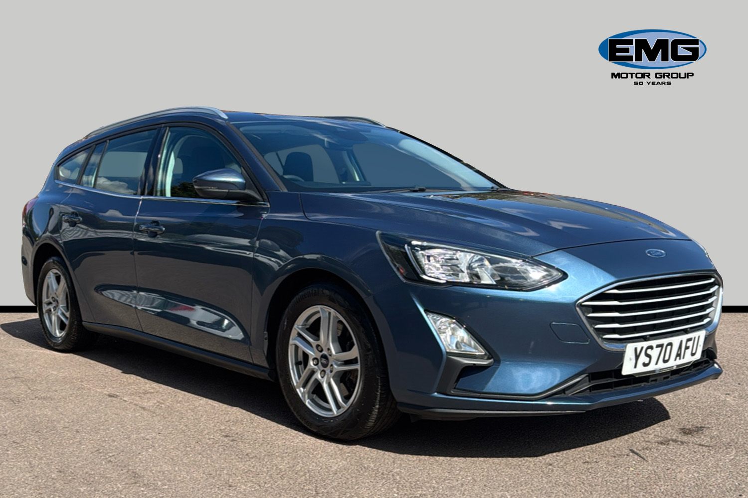 Blue 2020 Ford Focus Hatchback Front-wheel drive Manual